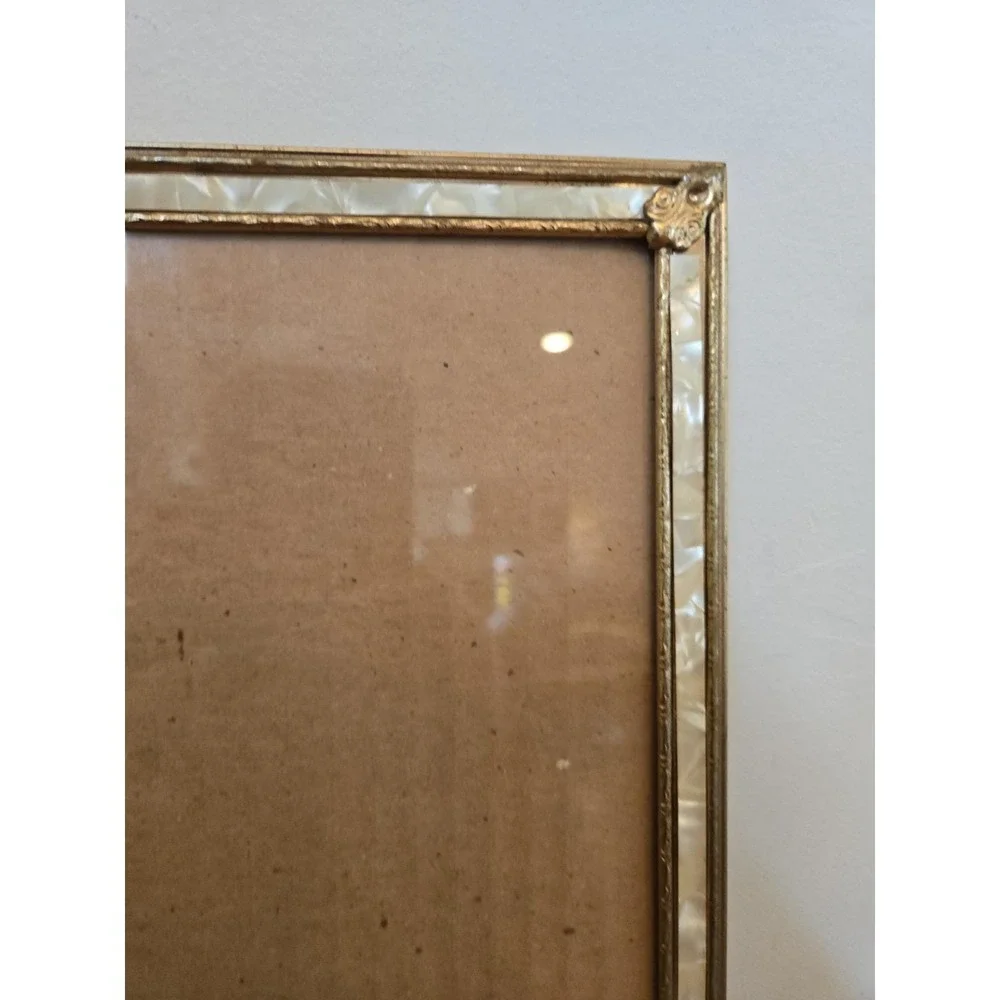 Vintage Gold Tone Picture Frame 8x10 Wall Art Deco Luxury Scroll Metal Frame